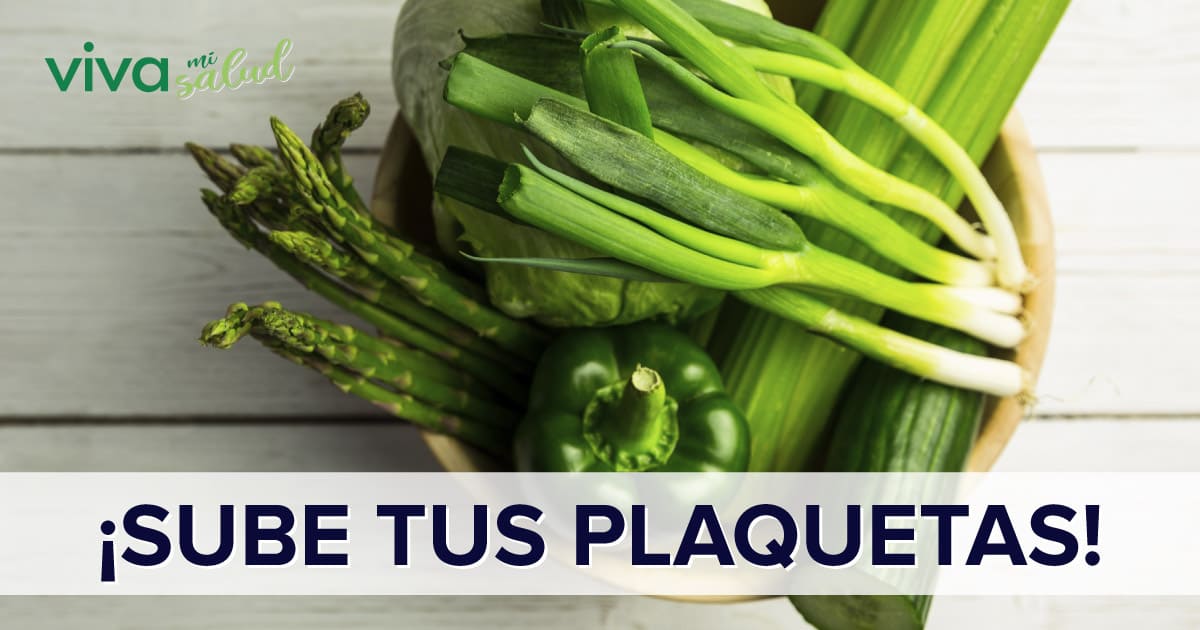 Sube tus plaquetas de forma natural con estos alimentos