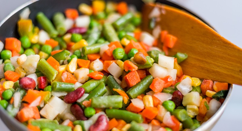 como preparar verduras congeladas
