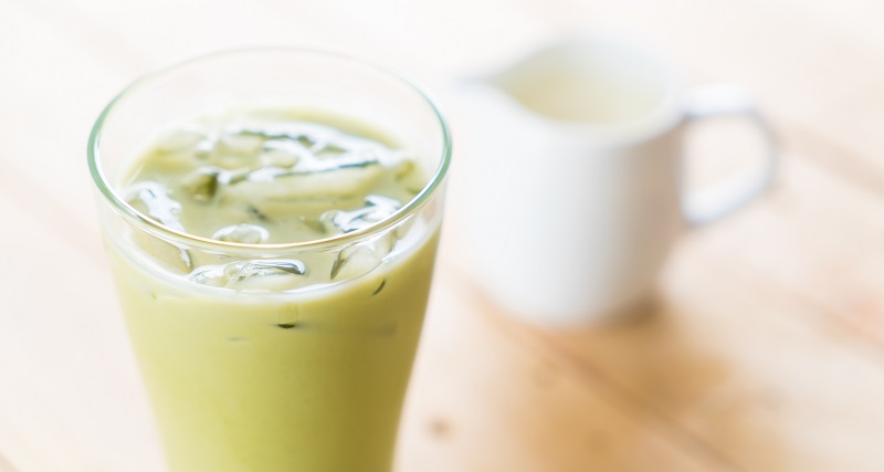 té matcha frío